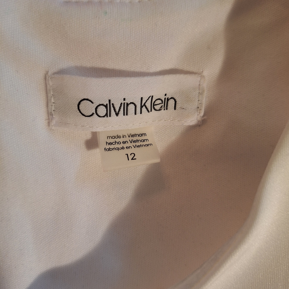 Calvin Klein Colorblock Sleeveless Sheath Dress Sz 12 *V - Picture 8 of 8